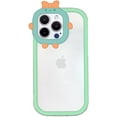 thumbnail image 1 of Color Edge Phone Case with Cute Bow Knot Camera Frame Lens Protection, Shockproof Soft Clear Case for iPhone 11 Pro, 1 of 7