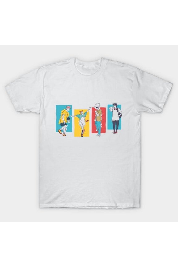 Color Ending Funny Anime Manga Inspired Retro Aesthetic Sad Boy Girl Graphic H529 Unisex T-Shirt, Up to 5XL