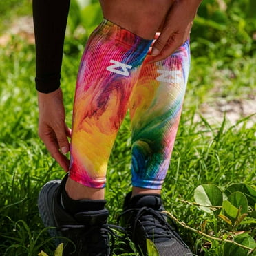 Color Explosion Compression Leg Sleeves XS/S / Multi