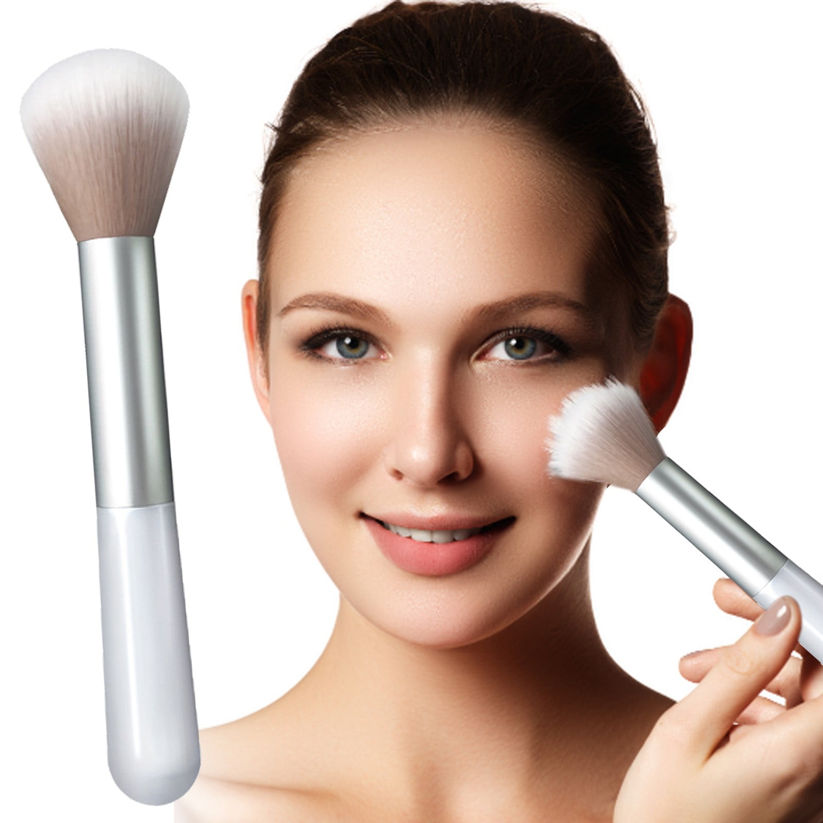 Color for Eyes Makeup Brush Foundation Face Makeup Brushes Korean Foundation Makeup Makeup Brush for Foundation Concealer Sponge with Handle Brush Set without Bag 12 Days of Face Brushes Wet And Wild