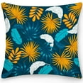 thumbnail image 1 of Color Feather Cushion Cover Pillow Office Sofa Car Tropical Leaves, 1 of 5