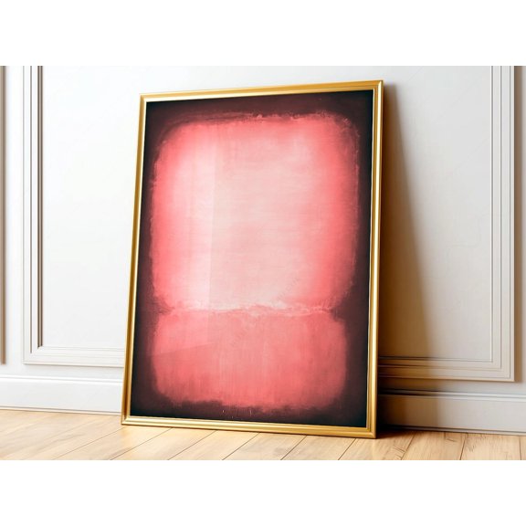 Color Field Inspired Expressionist Fine Archival Paper Poster