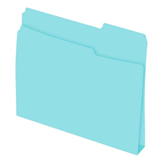Color File Folder For Quick Desk Cleanup, SomWiBe A4 Portable Paper Storage, Lake Green, 1 Pack, 8.3 x 11.7 in