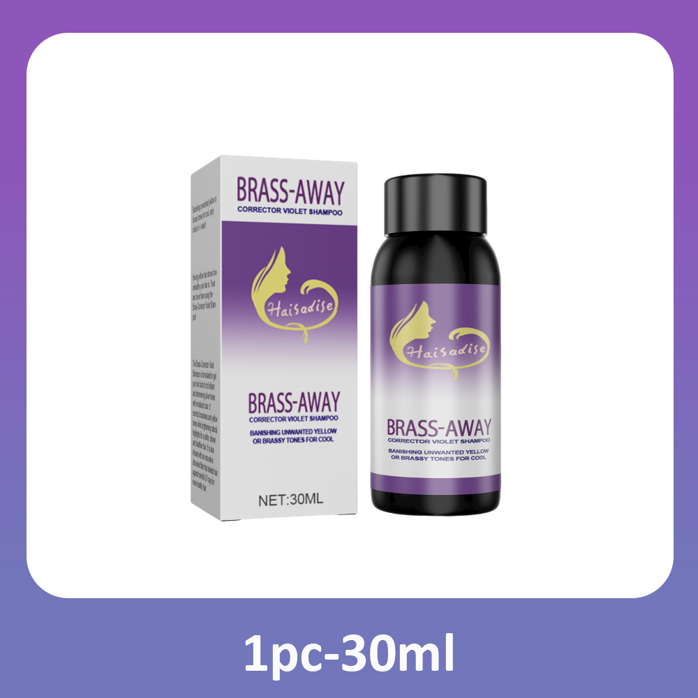 Color Fixing Hair Dye Shampoo to Cover Gray Hair Fade Yellow After