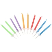 Colored Flame Birthday Candles, 10ct