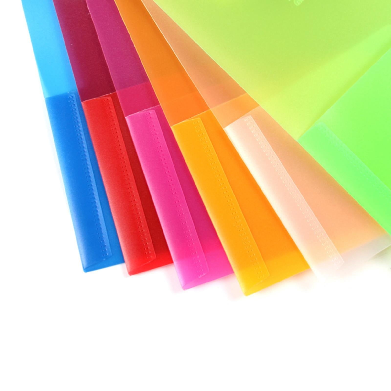 Color Folder Black Pack Plastic Pocket Folder Heavy Duty Folders with