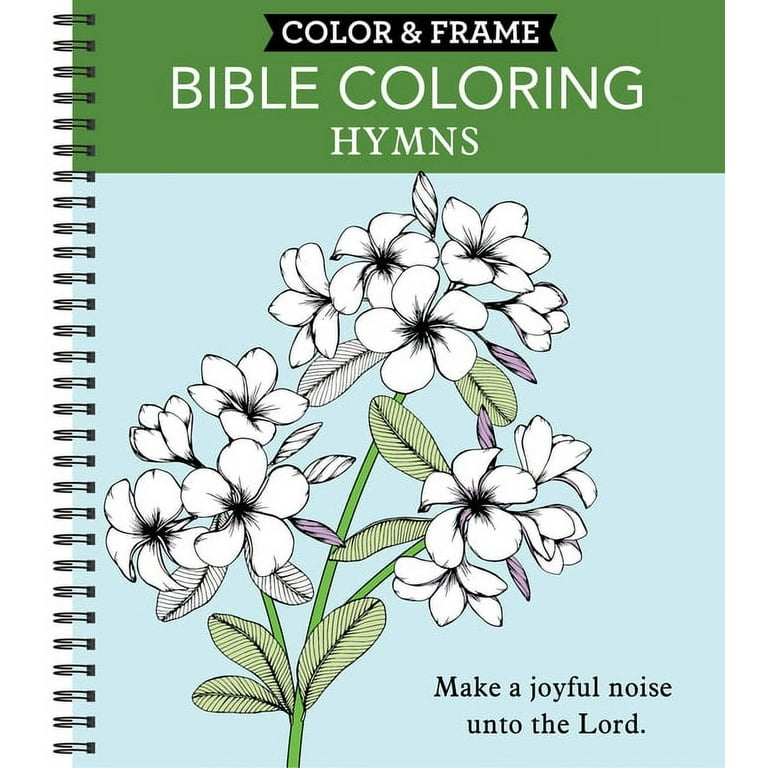Color & Frame - Fresh Flowers (Adult Coloring Book) (Spiral)