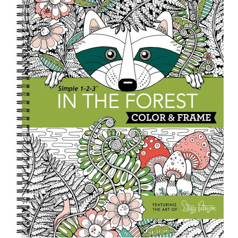 Color & Frame - In the Forest (Adult Coloring Book) [Book]