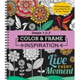 thumbnail image 1 of Color & Frame Color & Frame - Inspiration (Adult Coloring Book), (Spiral-Bound), 1 of 1