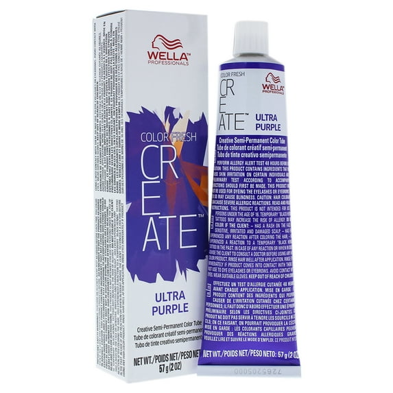 Color Fresh Create Semi-Permanent Color - Ultra Purple by Wella for Women - 2 oz Hair Color