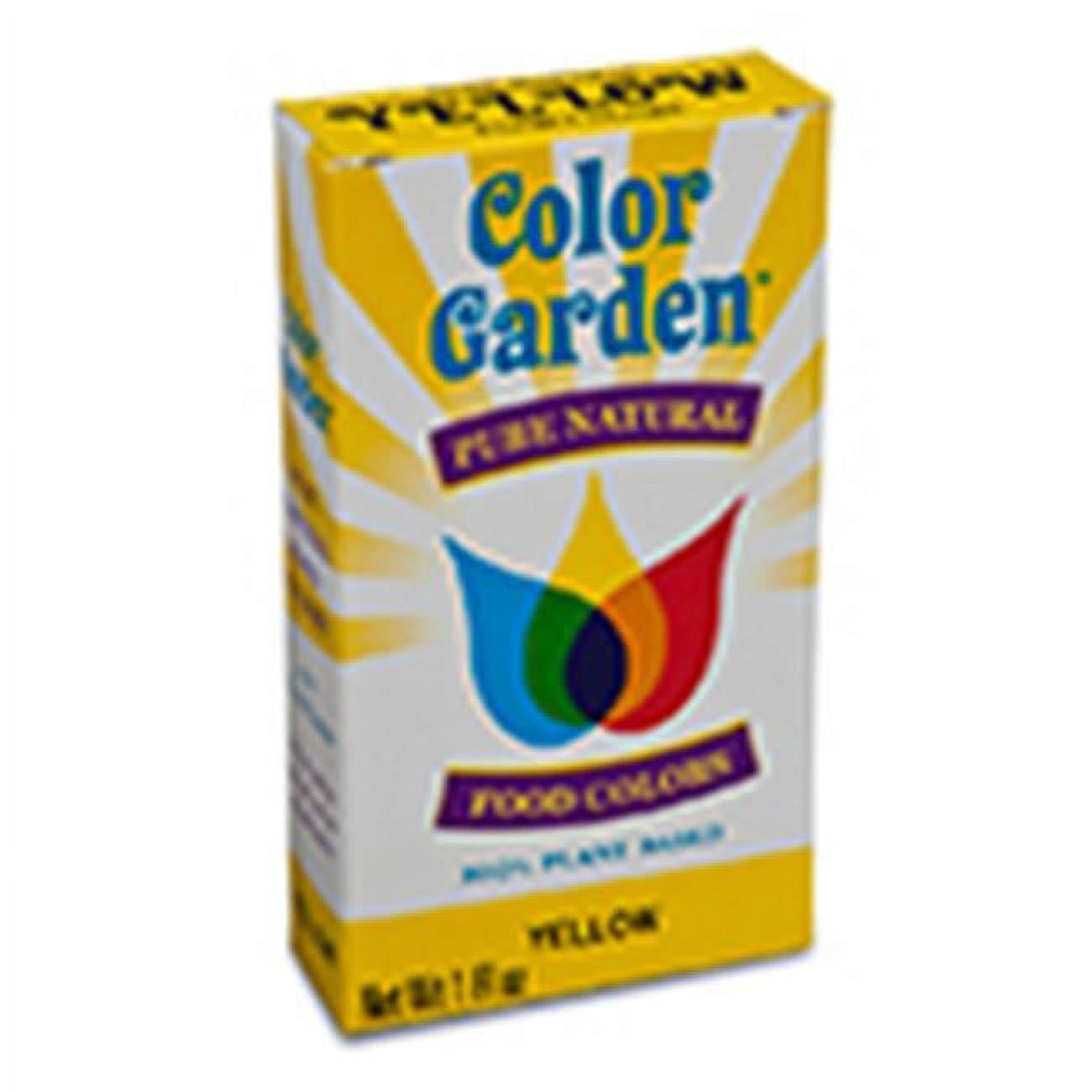 Color Garden Natural Food Color, Yellow, 5Pk