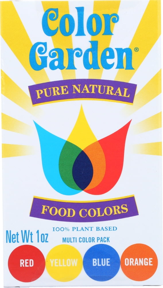 Color Garden Multi Pack Natural Food Coloring 5(6g) Packets Box