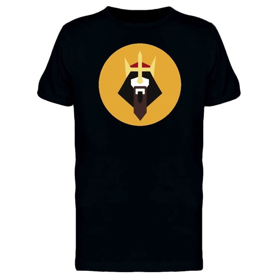 Color Geometric Bearded King Tee Men's -Image by Shutterstock