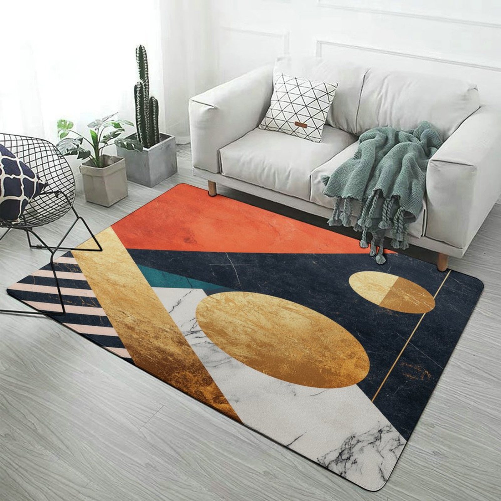 Color Geometry (49) Carpet for Home Decoration Rugs for Bedroom Kids ...