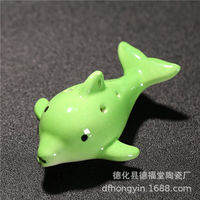 Color Glaze 6Hole Tao Flute Beginner Sends Teaching Materials to