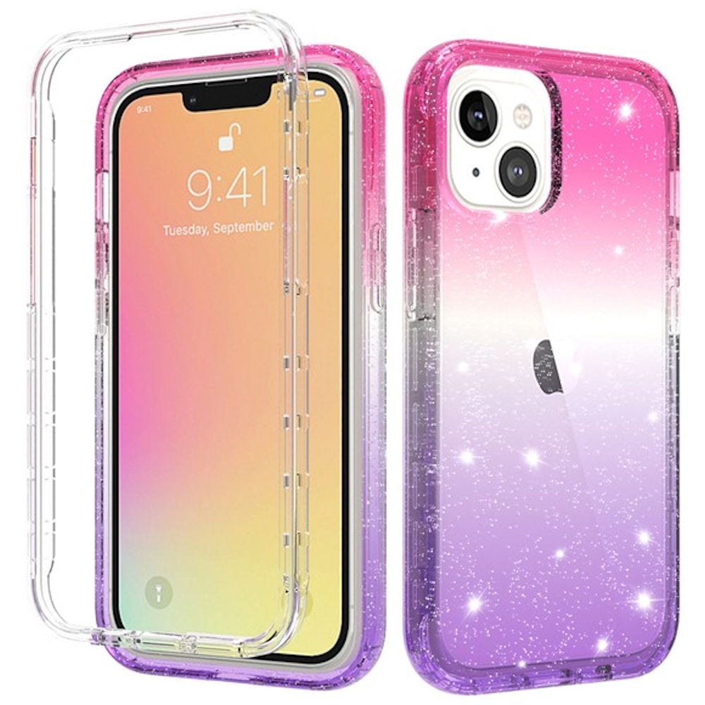 Color Gradient Sheer Sparkle Case For IPhone 13 Pink Purple Walmart color-gradient-sheer-sparkle-case-for-iphone-13-pink-purple-walmart
