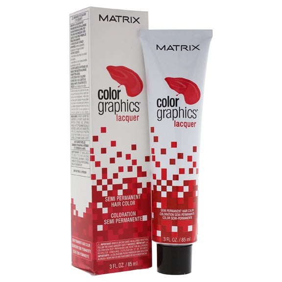 Color Graphics Lacquer Semi Permanent Hair Color - Red by Matrix for Unisex - 2 oz Haircolor