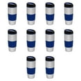 thumbnail image 1 of Color Grip Tumblers 16 oz. Set of 10, Bulk Pack - Perfect for Smoothies, Iced Coffee, Soda, Other Hot & Cold Beverages - Blue, 1 of 5