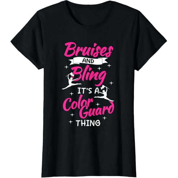 Color Guard Flag Spinning Marching Band Colorguard T-Shirt