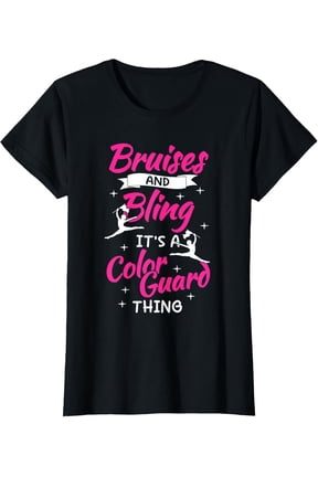 Color Guard Flag Spinning Marching Band Colorguard T-Shirt