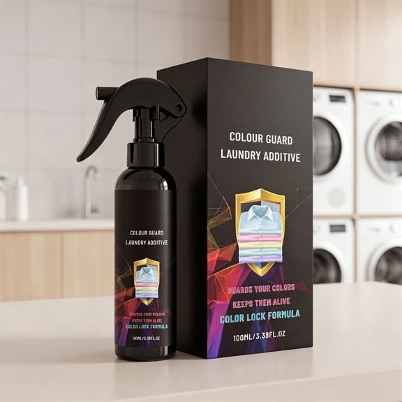 Color Guard Laundry Additive Spray, Fixes Color Bleeding and Patchy Discoloration, Keeps Clothes Bright and Fresh,3.38 fl oz