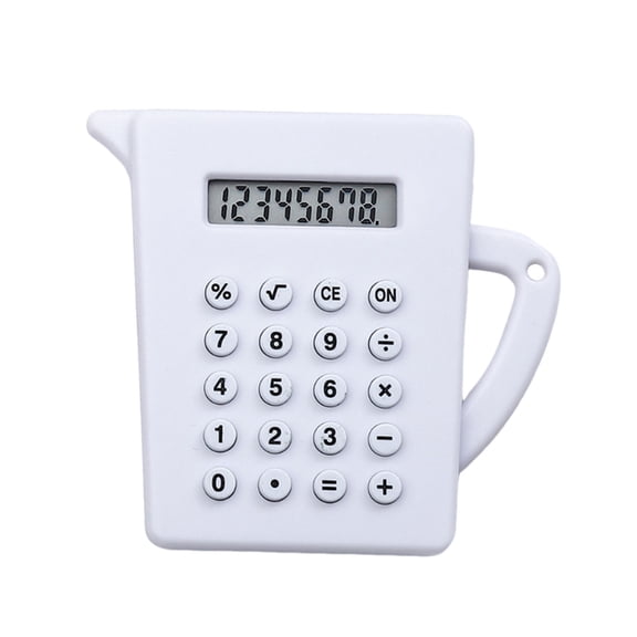 Color Handheld Calculator, Large 8 Digit LCD Display, Candy Colored Portable for Campus Office Use