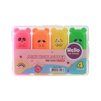 Color Highlighter 4 Colors Available Color Marker Pen Set 10ml Highlighters Assorted Colors Pack of Highlighters Crafts