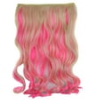 Color Highlights Five Clip Hair Extensions Curly Wig Piece Hair Curtain