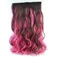 thumbnail image 1 of Color Highlights Five Clip Hair Extensions Curly Wig Piece for Stylish Transformations, 1 of 2