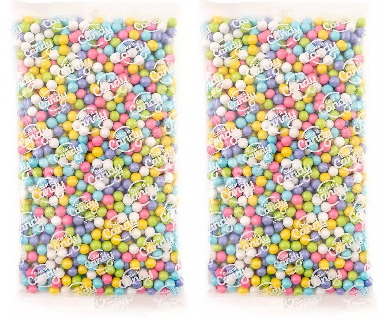 Color It Candy Decorative Sixlets, Spring Mix, 2lb Bag, Shimmering