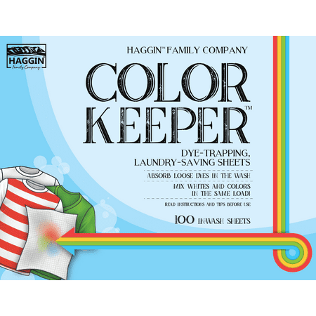 Color Keeper Dye-Trapping Laundry-Saving Sheets, 100ct Value Pack