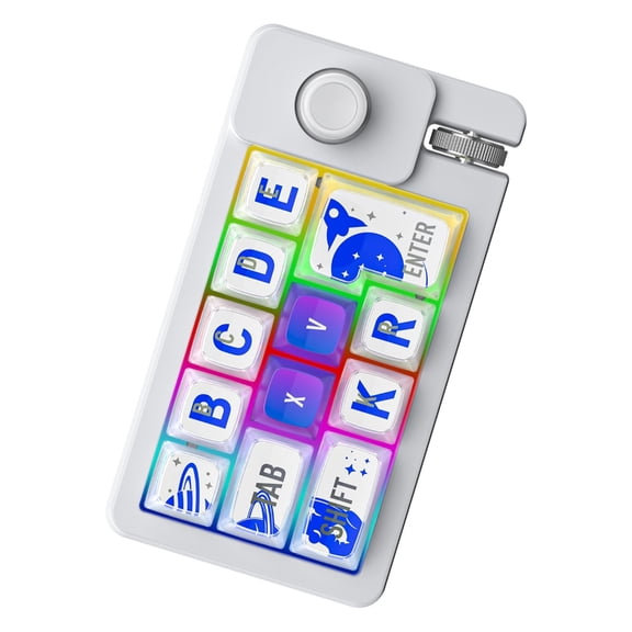 Color Keyboard 3 Mode Connection 2.4GHz Corded Hot Swappable Programming