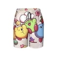 thumbnail image 1 of Color Kirby Boy's Board Shorts Teen Swim Trunks Drawstring Quick Dry Beach Shorts Summer Beachwear with Mesh Lining and Pockets, 1 of 8
