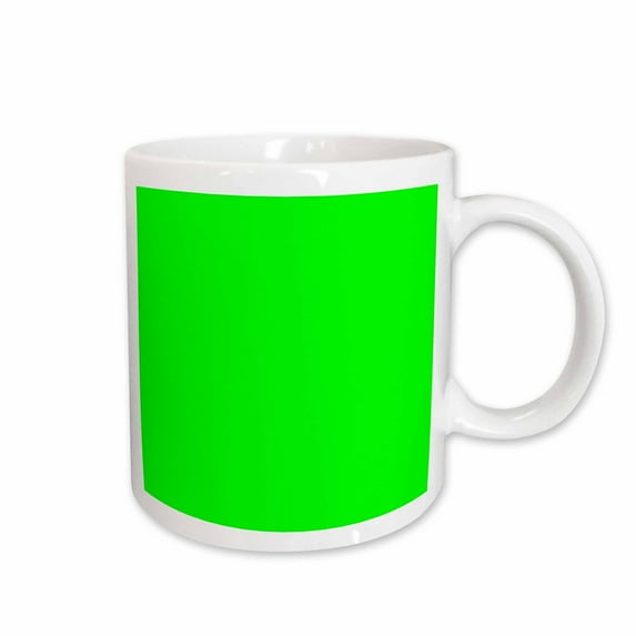 3drose, Color Lime, 11oz Mug