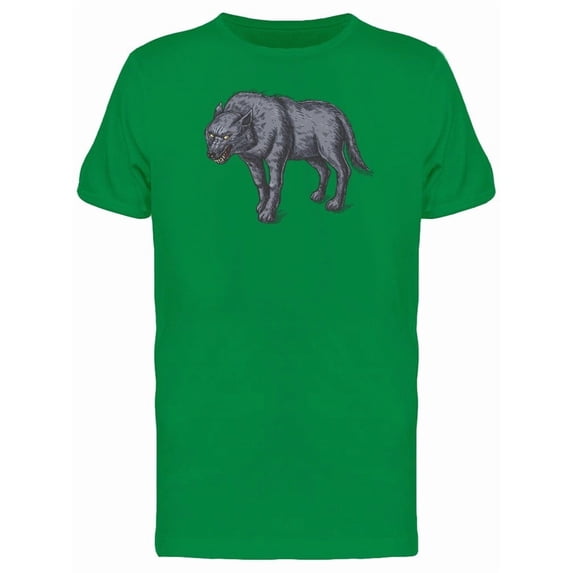 Color Linear Of The Angry Wolf Tee Men's -Image by Shutterstock