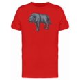 thumbnail image 1 of Color Linear Of The Angry Wolf Tee Men's -Image by Shutterstock, 1 of 1