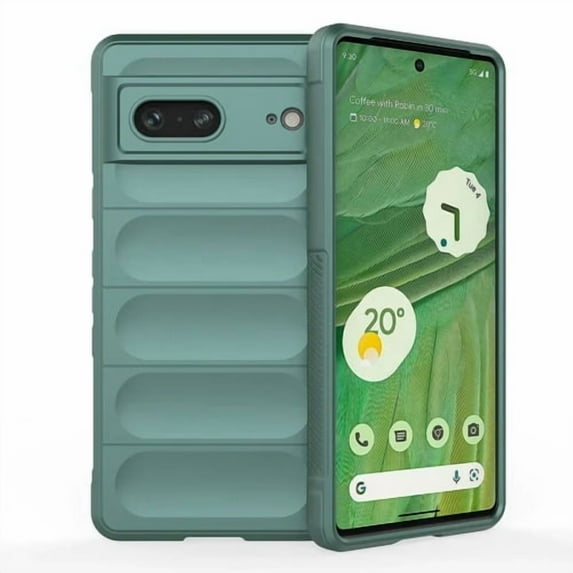 Color Liquid Silicone Matte Phone Case for Google Pixel 8 pro Skin Feel Armor Shockproof Protect Soft Cover - Green