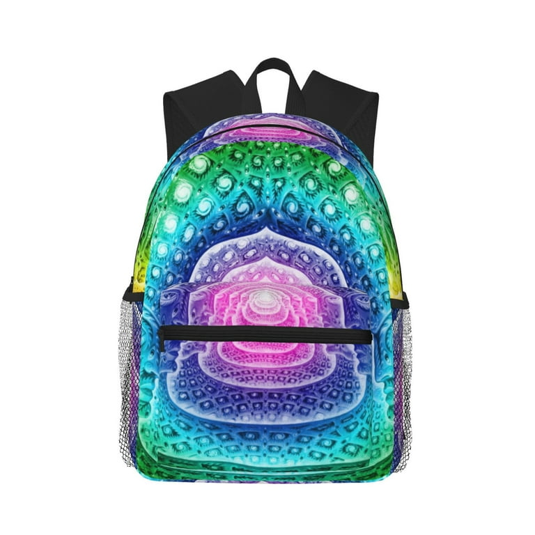 Color Logo Tool Band Backpack Unisex Laptop Daypack Student Bookbag Schoolbag Satchel Lightweight Basic Travel Bag Rucksack For Children Teen Adult Walmart