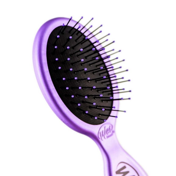 Color : Loving Lilac , The Wet Brush Squirts Detangling Shower Mini Brush - Pack of 1 with SLEEKSHOP Teasing Comb