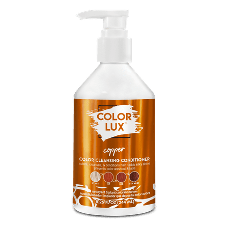 Color Lux Cleansing Conditioner Copper 8.25oz, Pump Dispenser