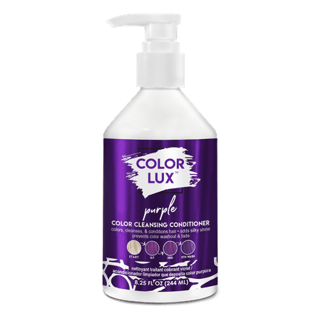 Color Lux Cleansing Conditioner Purple 8.25oz, Pump Top Dispenser
