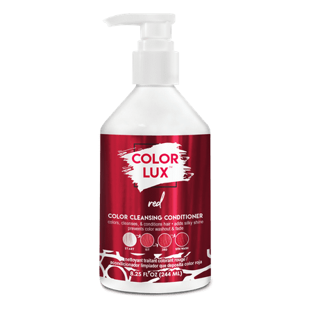Color Lux Cleansing Conditioner Red 8.25oz, Pump Dispenser