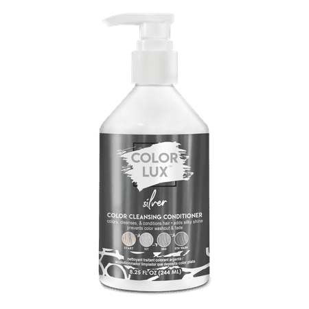 Color Lux Cleansing Conditioner Silver 8.25oz, Pump Dispenser