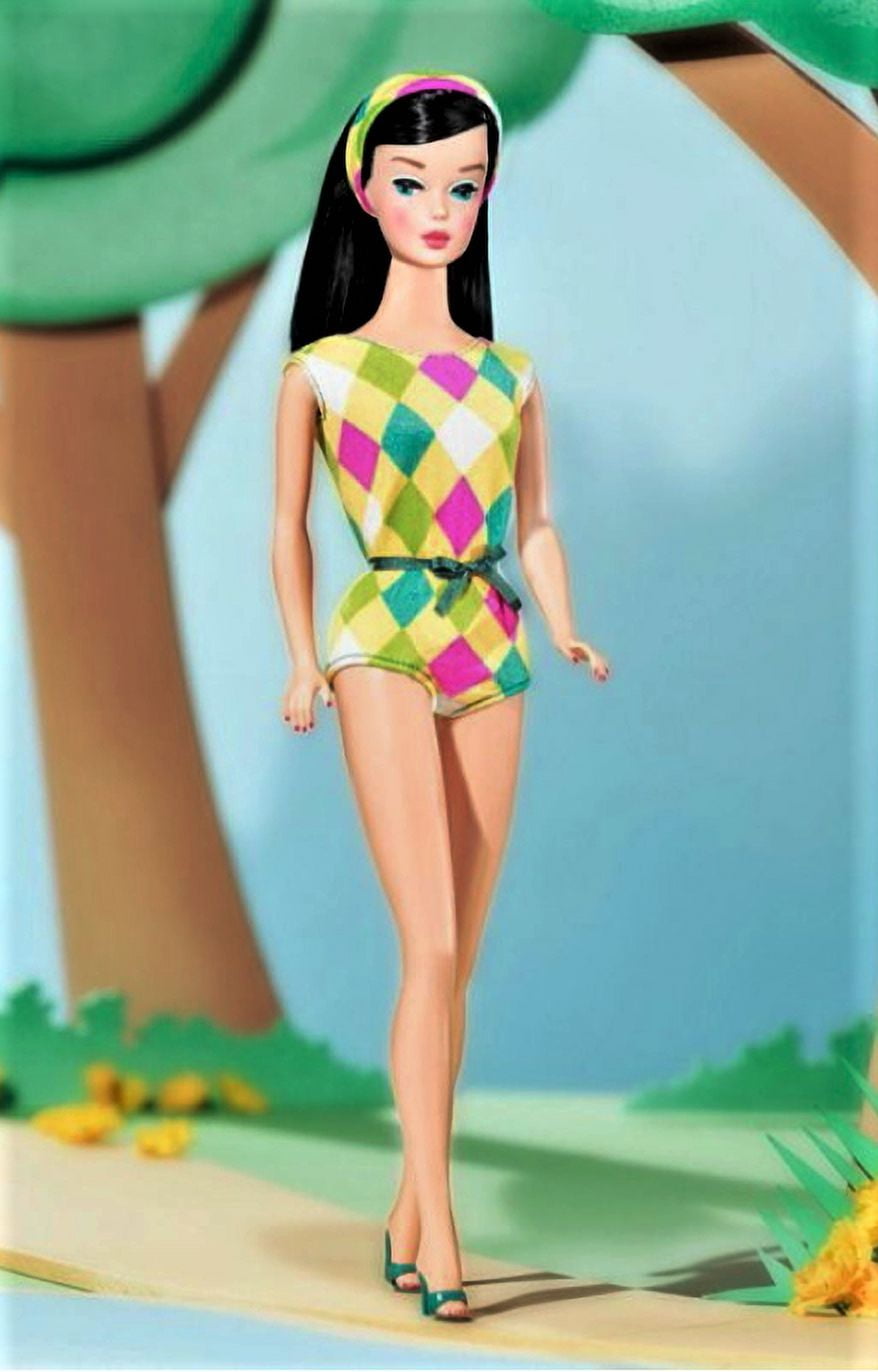 Color Magic Brunette Barbie Doll 2003 Limited Edition Reproduction Mattel B3437