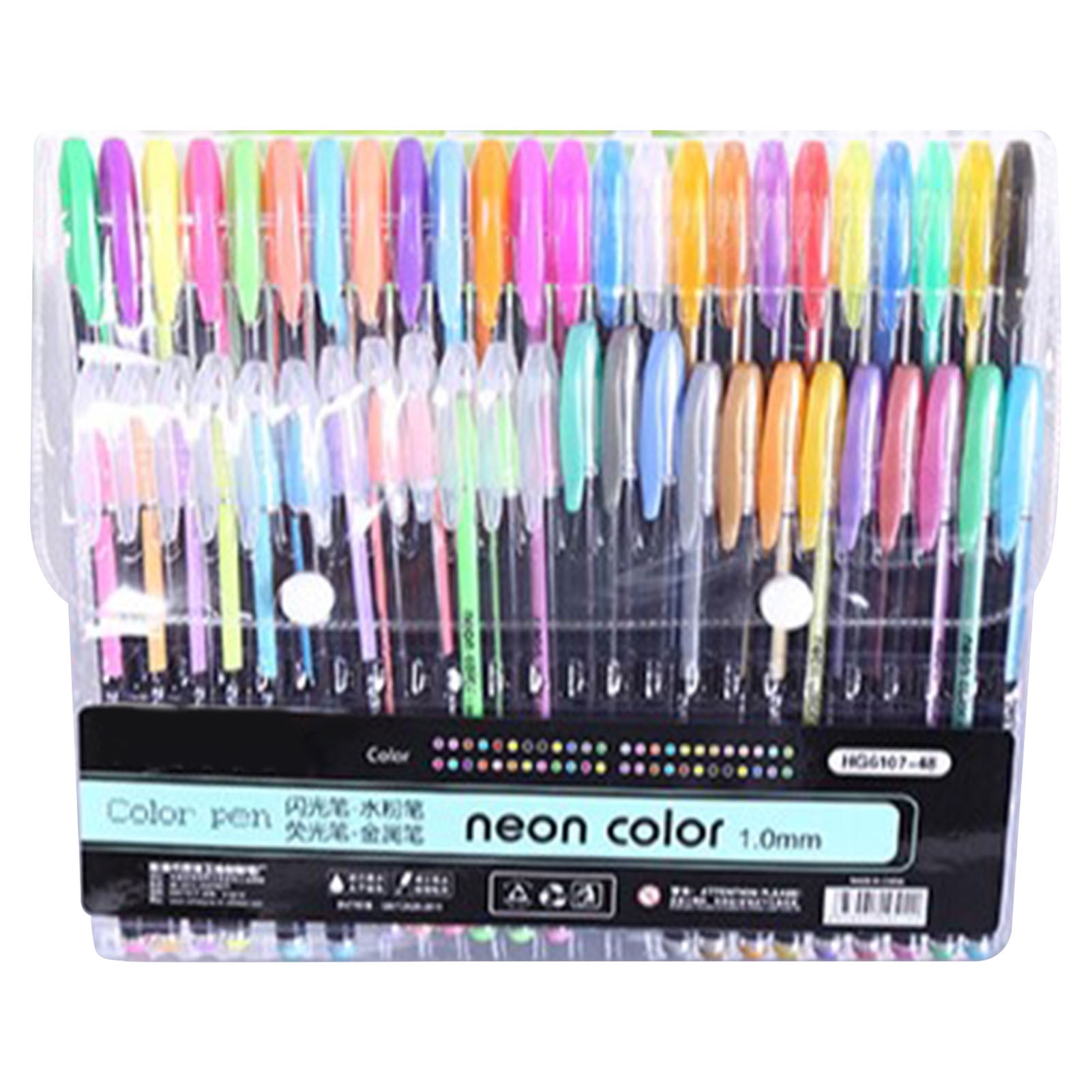 Color Markers 48 Colors Long Lasting Gloss Smoothing Writing Coloring