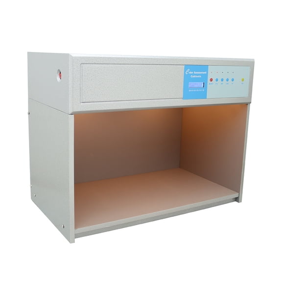 Color Matching Cabinet Color Assessment Box Color Calibration Chart with 4 Light Sources