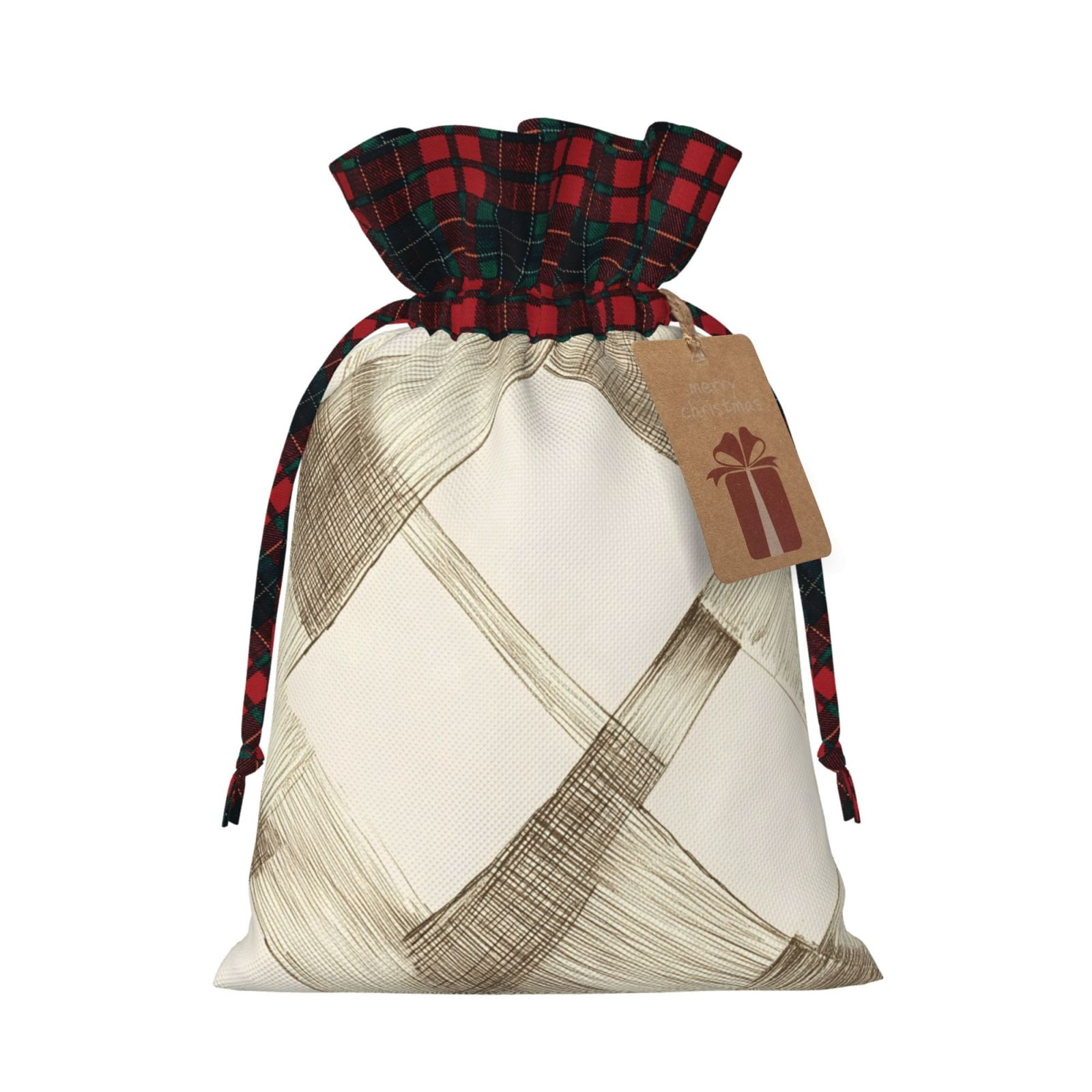 Color Matching Linen Bundle Mouth Gift Bag Can Be Used For Daily Small ...