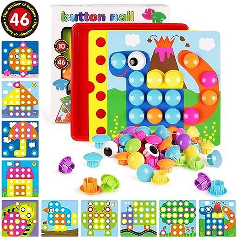 Color matching mosaic pegboard cheap