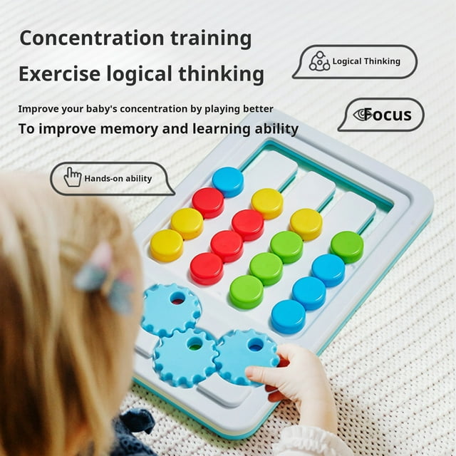 Color Matching Puzzle Board Game Four Colors Chess Fine Motor Skills Envelopment Logical Thinking Training Educational Toy Toddlers Boys Girls Gift