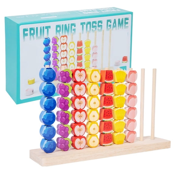 Color Matching Stacking Puzzle Game, 2026 New Fast-Paced Rainbow Ring Stacking Puzzle Game, Upgrade Wooden Color Match Challenge Game for Family Fun and Strategy Lovers (#01)